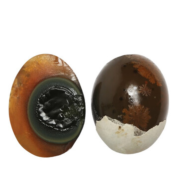 钰福源松花蛋无铅工艺皮蛋溏心变蛋鸭蛋河北辛集特产20枚65g松花蛋