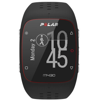 博能（polar） M430 智能跑步运动手表 心率睡眠监测 GPS 卡路里消耗 简体中文 防水游泳 M / L：腕围130-210毫米