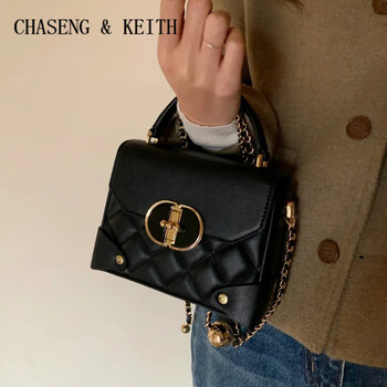 keithck手提小包包女士2024新款潮百搭感质感小众今年流行斜挎包女包