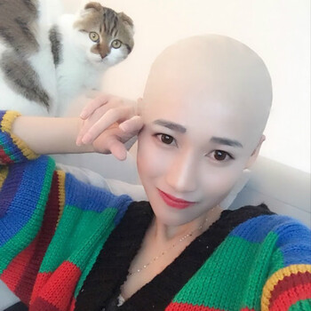 梦不落秃子头套网剧套装 乳胶假光头套影视化妆光头和尚尼姑道具男女