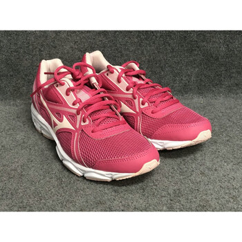 美津浓(mizuno)女子休闲运动慢跑鞋 spark 荧光粉_白色 k1ga200463 38