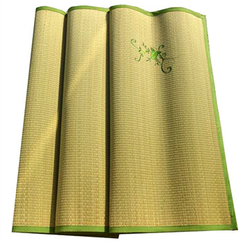 5米床双人折叠1.8m席子0.9学生宿舍单人草席 窄边灯芯草(单独草席) 0.