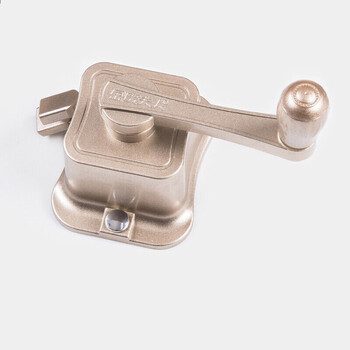 升降晾衣架手摇器配件通用双杆阳台晒衣架摇手器摇杆器升降器摇臂香槟