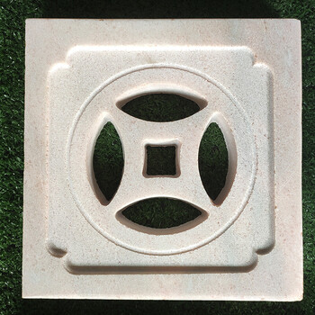 石雕窨井地漏石材雨水篦子老青石仿古铜钱地漏庭院下水道水沟盖板