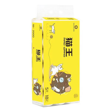 猫王(maowang)卫生纸妇婴纸巾易溶易冲洗大卷无芯卷筒纸手纸厕 1提x