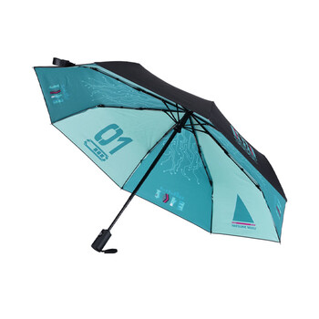 乐加酷初音未来一键自动开收折叠伞二次元周边miku便携雨伞初音未来