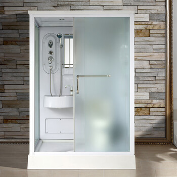 伽瑞(jiarui)一体式 卫生间 整体淋浴房家用厕所玻璃隔断农村洗澡间