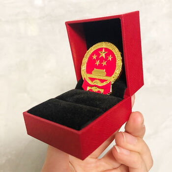 2021新款立体标准国徽胸章 爱国珍藏纪念版国徽 天安门胸章胸针 国徽
