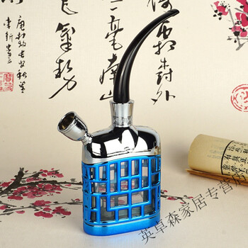精品水烟壶水烟壶全套便携水烟筒男士烟袋锅水烟斗过滤器高档烟斗烟嘴