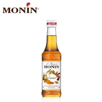 莫林（MONIN）焦糖风味糖浆玻璃瓶装250ml奶茶原料调酒调味奶茶咖啡
