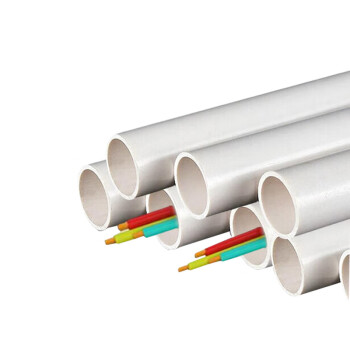 京梯 线管 pvc穿线管电线保护管加厚阻燃电工管DN40 3.8米一根 单位：根