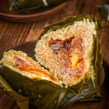 端午节粽子礼品海南万宁赵西施和乐粽子新鲜黑猪蛋黄肉粽250g纯手工