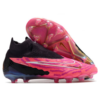 xzcv高帮暗煞防水全针织原装底fg钉长钉足球鞋phantom gx elite内马尔