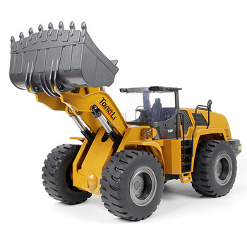 汇纳玩具六一儿童节礼物童励10通道全合金遥控铲车汇纳583四驱装载机