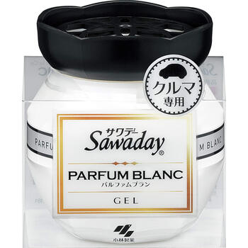 日本小林制药sawaday车载固体香膏汽车香水芳香剂香薰空气清洗剂 其他