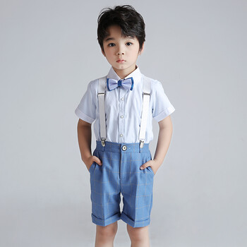 秋季新款儿童西装男童礼服西服套装花童礼服男小孩西装主持人服装演出