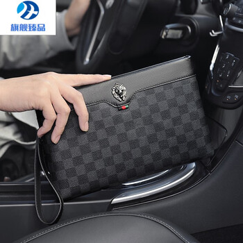 mzxm德国进口品质真皮男士手拿包高端信封包男款手包软牛皮手抓包商 c