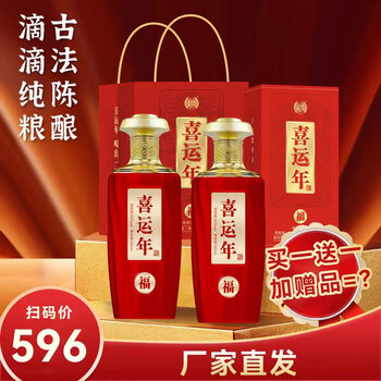 喜运年喜运年喝出一年的好运气52度500ml1瓶