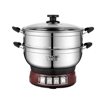 多星多功能电热锅山东淄博炒菜家用电火锅蒸锅电炒锅煎炒煮锅一体电锅