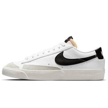 耐克NIKE板鞋女经典缓震BLAZER LOW '77休闲鞋DC4769-102白38