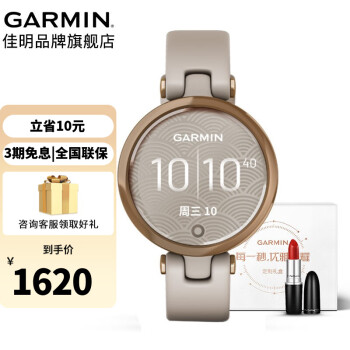 佳明（GARMIN）Lily智能手表活力版，女性健康运动必备