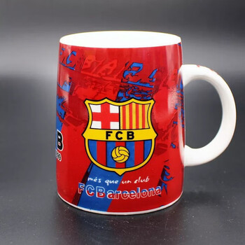 所起足球水杯巴萨皇马尤文ac米兰创意世界杯周边生日礼物男生杯子巴萨