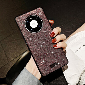 圣欢华为mate30手机壳网红女款mate40pro保护套闪粉钻mate30epro个性