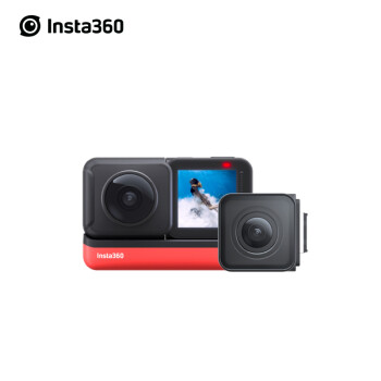Insta360 ONE R（双镜头版) 防抖全景运动相机 旅行Vlog口袋相机 摄像机 智能相机 骑行滑雪摩托车潜水