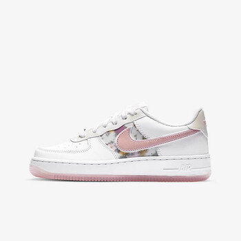 耐克nike女鞋airforce1low空军一号af1白粉花卉低帮休闲板鞋cn838
