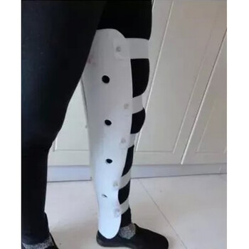 下肢膝关节固定支具腿部骨折康复支架膝盖护具夹板膝托具髌骨 下肢拖