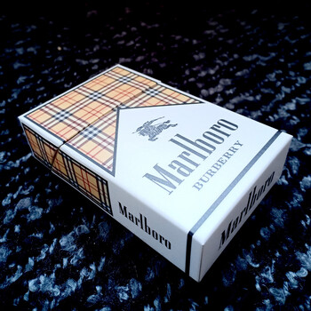 画元堂 万宝璐纸烟盒道具原创潮流手工创意设计定制diy印刷硬纸盒防水