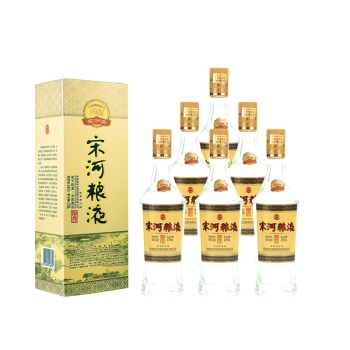 宋河粮液 1988酒纪念酒 46度   浓香型白酒 46度 475ml 6瓶