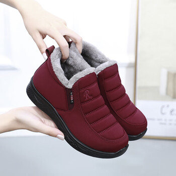 冠恤奶奶棉鞋加绒加厚中老年健步鞋女秋冬老北京布鞋妈妈鞋老太太保暖