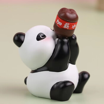 赟娅熊猫手办盲盒可爱快乐吨吨吨猪柴犬兔子猪猪女孩生日礼物桌面摆件