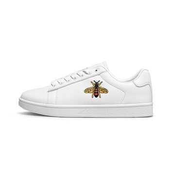 spraying小蜜蜂男鞋酷奇小白鞋2022新款秋冬季板鞋低帮百搭莆田鞋子男