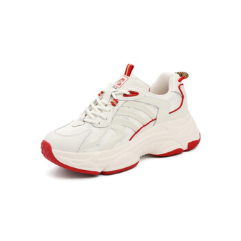 百丽国潮cny限定老爹鞋女款商场新款女鞋运动休闲小白鞋米白33