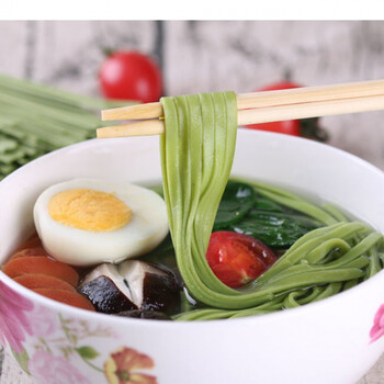 货陕西农家菠菜面蔬菜孕妇月子儿童面条挂面成人500g菠菜面3斤3毫米宽