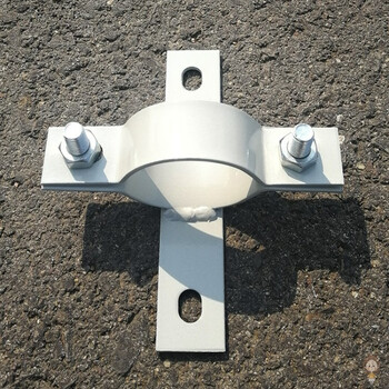 钢管支架承重十字形抱箍立杆电线杆铁钢管圆柱支架紧锁固定卡子抱箍