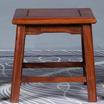 鸿木晗木家用小板凳方凳实木凳子客厅换鞋凳茶几矮凳木小方凳常规色长