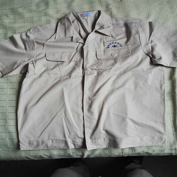 鞍钢工作服劳动服矿业公司夏季薄款男套装米色长短袖价 长 l