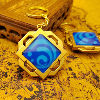 原神神之眼挂件温迪同款优菈大号1:1 全套吊坠神之心稻妻风神之眼发光