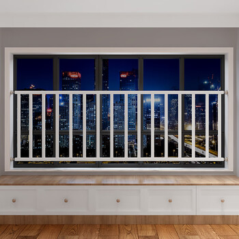 犬子窗户护栏免打孔儿童防护栏窗户免打孔室内防盗窗阳台栏杆飘窗落地