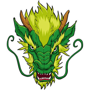 绿色龙头 15*12cm一张【图片 价格 品牌 报价】-京东