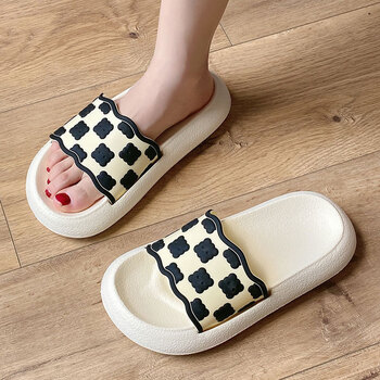 郁纳悳家用拖鞋女夏季外穿家用室内家居防滑静音浴室洗澡厚底凉拖鞋夏