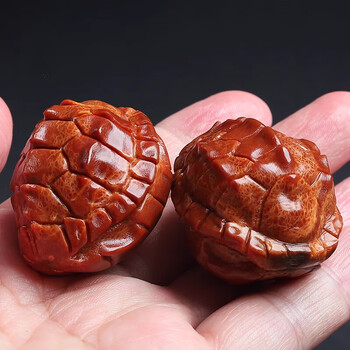 良品源橄榄核手把件巴西大雕刻进口大核富甲天下手球男女文玩富甲一方