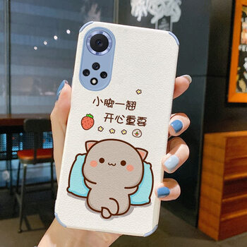 手机壳情侣nova9pro镜头全包nova7防摔8小羊皮6卡通可爱n蓝色小脚一翘