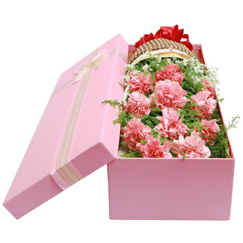 花福缘品母节鲜花速递康乃馨礼盒生日礼物送妈妈长辈探望全国同城配送