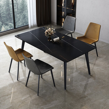 8米岩板餐桌【颜色备注】