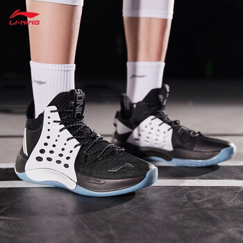 音速742科技男子轻量缓震耐磨回弹男子专业篮球比赛鞋 121-1黑色