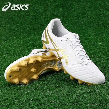 asics亚瑟士足球鞋男袋鼠皮dslighthg短钉天然草比赛训练球鞋运动鞋